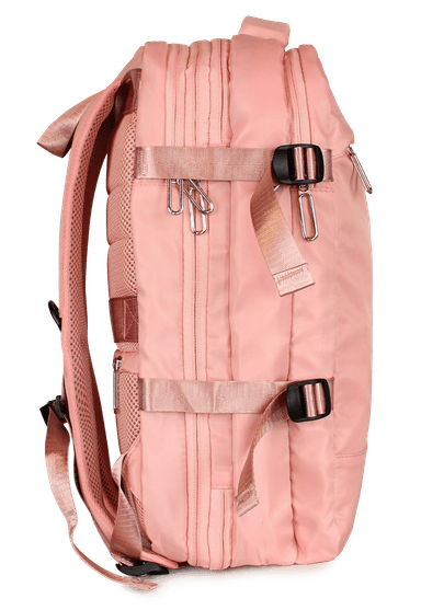MOCHILA DE VIAJE VIRAL ROSADA CON USB SWISS BAG - 5