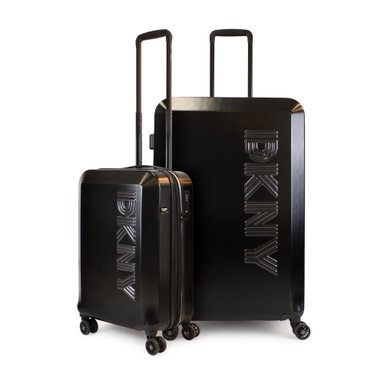 PACK 2 MALETAS DONNA KARAN LUMINA S 10KG + L 23KG NEGRA DKNY - 1