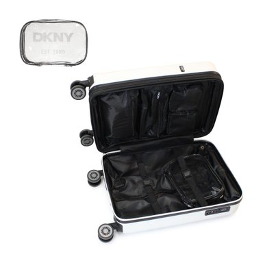 MALETA DONNA KARAN S DE CABINA LUXE 10KG BLANCO DKNY - 5