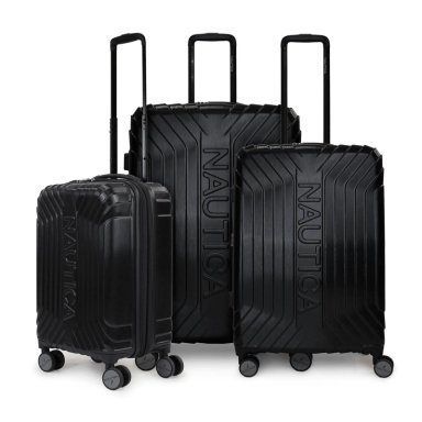 SET DE 3 MALETAS SAN BLAS S+M+L NAUTICA NEGRO - 1