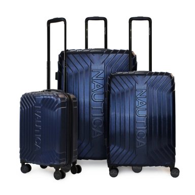 SET DE 3 MALETAS S+M+L NAUTICA SAN BLAS  AZUL - 1