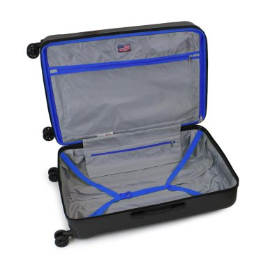 MALETA MEDIANA OLYMPIA 20KG NEGRA-AZUL - 4