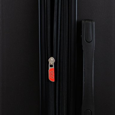 MALETA MEDIANA OLYMPIA 20KG NEGRA-ROJA - 4