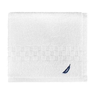 TOALLA DE CARA SIGNATURE NAUTICA 100% ALGODON 33X33CM FRESCURA Y SUAVIDAD BLANCA - 4