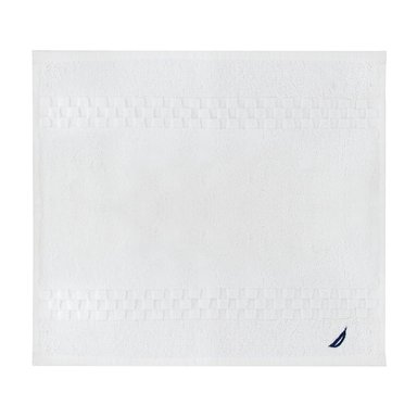 TOALLA DE CARA SIGNATURE NAUTICA 100% ALGODON 33X33CM FRESCURA Y SUAVIDAD BLANCA - 5