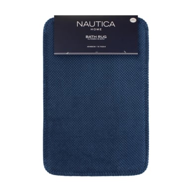 ALFOMBRA DE BAÑO NAUTICA HOME POPCORN 40X60CM AZUL - 4
