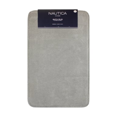 ALFOMBRA DE BAÑO NAUTICA HOME POPCORN 50X80CM GRIS CLARO - 4