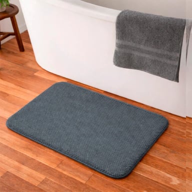 ALFOMBRA DE BAÑO NAUTICA HOME POPCORN 40X60CM GRIS OSCURO - 1