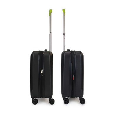 MALETA S DE CABINA OLYMPIA 10KG NEGRA-VERDE - 2