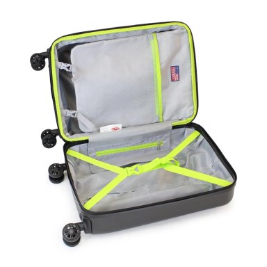 MALETA S DE CABINA OLYMPIA 10KG NEGRA-VERDE - 5
