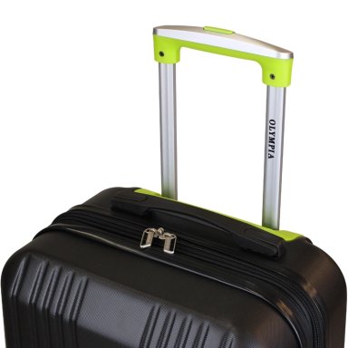 MALETA MEDIANA OLYMPIA 20KG NEGRA-VERDE - 5