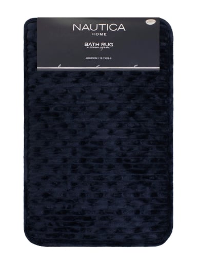 ALFOMBRA DE BAÑO NAUTICA HOME BURBUJA 40X60CM AZUL - 3
