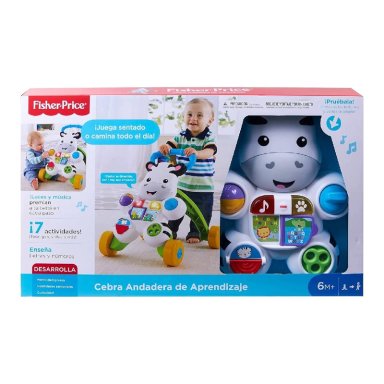 ANDADOR FISHER PRICE FP CEBRA APRENDE MULTICOLOR - 4