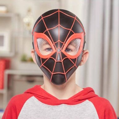 MASCARA DE HE ROE SPIDERMAN MILES MORALES AJUSTABLE - 4