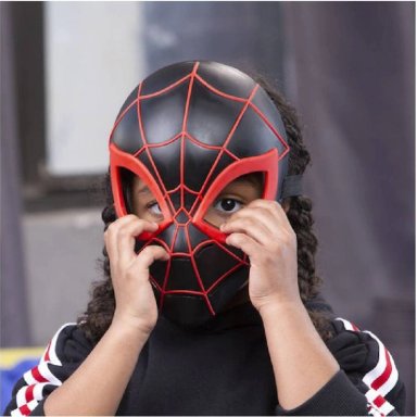 MASCARA DE HE ROE SPIDERMAN MILES MORALES AJUSTABLE - 5