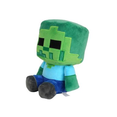 PELUCHE MINECRAFT 25 CM ZOMBIE - 3