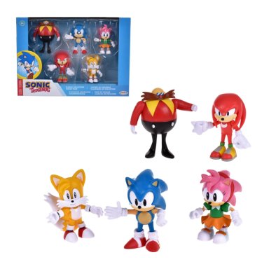 PACK 5 FIGURAS SONIC DE 6 CMS - 1