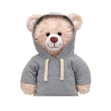 POLERON GRIS CON GORRO BUILD-A-BEAR - 3