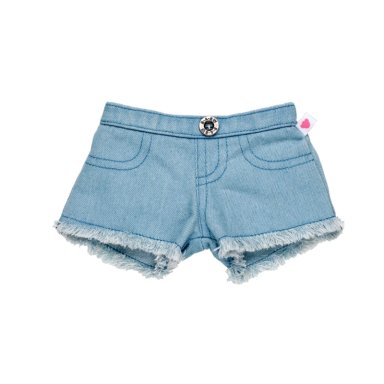 SHORT BLUE JEANS FLECOS BUILD A BEAR PARA PELUCHES - 2