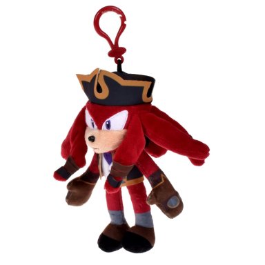 PELUCHE SONIC COLECCION KNUCKLES CON CLIP PARA COLGAR - 2