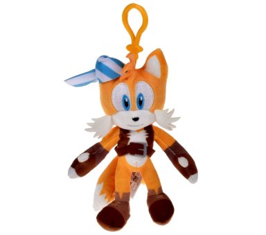 PELUCHE SONIC COLECCION TAILS CON CLIP PARA COLGAR - 1