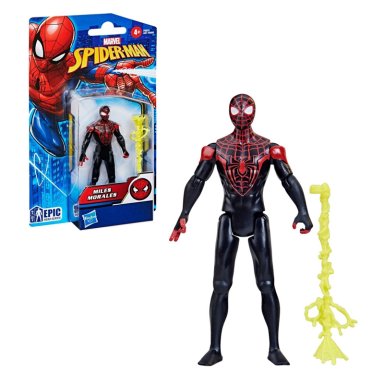 FIGURA MARVEL SPIDERMAN 10 CM - MILES MORALES - 1