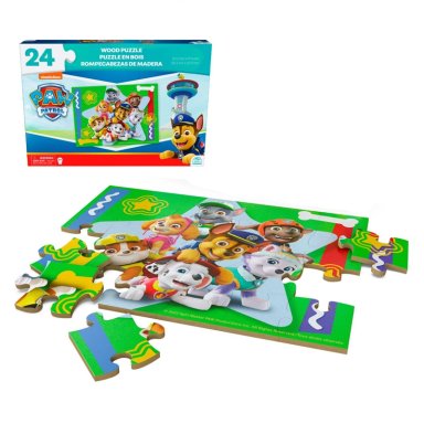 ROMPECABEZAS PAW PATROL 24 PIEZAS MADERA - 1