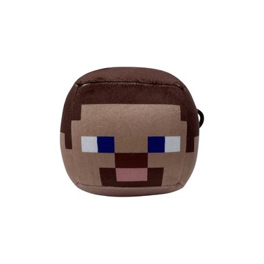 PELUCHE MINECRAFT CUBO 12CM CON CLIP COLECCION - STEVE - 1