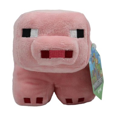 PELUCHE MINECRAFT CERDO 25 CM COLECCION - 4