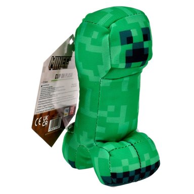 PELUCHE MINECRAFT CREEPER CON CLIP PORTATIL - 6