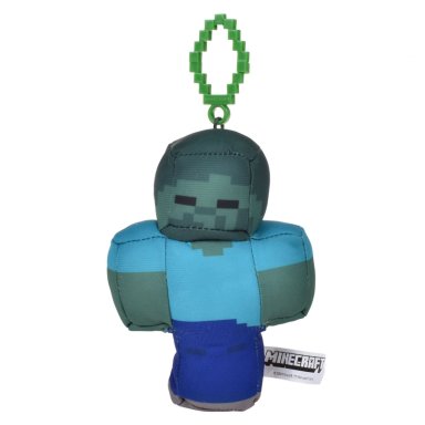 PELUCHE MINECRAFT CLIP ZOMBIE PIXELADO COMPACTO - 1