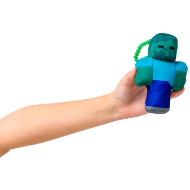 PELUCHE MINECRAFT CLIP ZOMBIE PIXELADO COMPACTO - 6