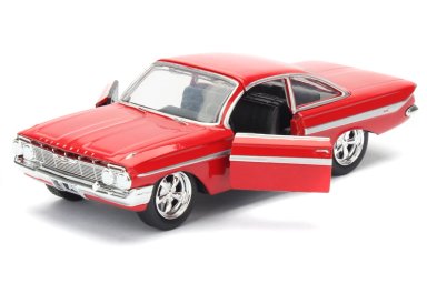 VEHICULO R Y F8 1961 CHEVROLET IMPALA 1:32 JADA - 1