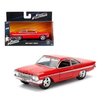 VEHICULO R Y F8 1961 CHEVROLET IMPALA 1:32 JADA - 3