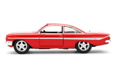 VEHICULO R Y F8 1961 CHEVROLET IMPALA 1:32 JADA - 4