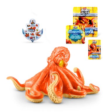 MONSTRUOS PROFUNDIDADES MARINAS ROBO ALIVE DE ZURU - PULPO - 4