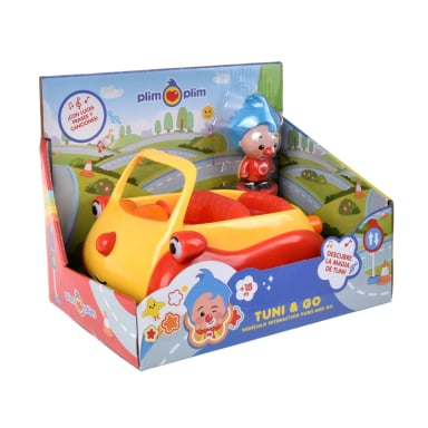VEHICULO 25 CM PUSH AND GO CON FIGURA Y MUSICA PLIM PLIM - 6