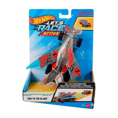 HOT WHEELS AUTO LET'S RACE SORPRESA - BAD TO THE BLADE - 1