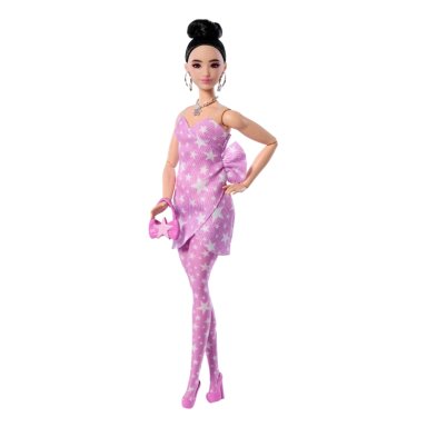BARBIE FASHIONISTA DELUXE STYLE MUÑECA CON VESTIDO ROSA - 2