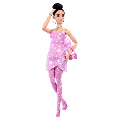 BARBIE FASHIONISTA DELUXE STYLE MUÑECA CON VESTIDO ROSA - 5