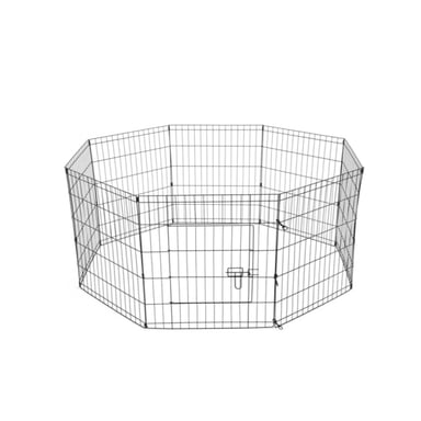 CORRAL ACERO PERRO IGPRO PLEGABLE PET 90 CM ALTO 3 POSICIONES L (LARGE) - 1