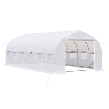 INVERNADERO IGPRO IGIJ18B TUNEL 18 M2 6 X 3 X 2M BLANCO - 1