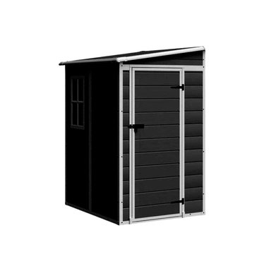 BODEGAS JARDIN PLASTICO PP 151X121X193CM GRIS OSCURO 1.83M2 - 1