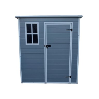 BODEGA JARDIN PLASTICO 6X6FT GRIS 3,3 M2 - 3