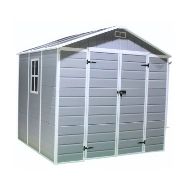 BODEGA JARDIN PLASTICO 7.5×6.5FT GRIS 4,6 M2 - 1