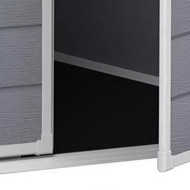 BODEGA JARDIN PLASTICO GRIS 6X4FT / 2,3 M2 - 4