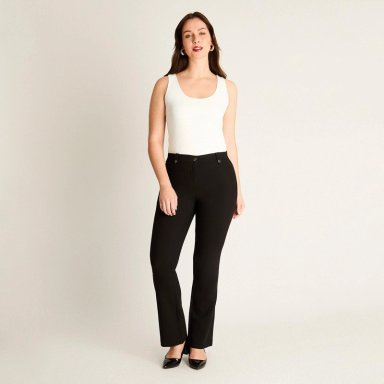 PANTALON FORMAL NEGRO RECTO - 4