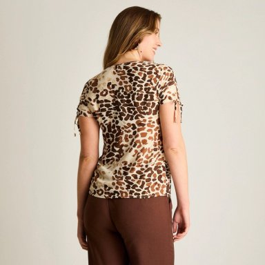 POLERA ESTAMPADO ANIMAL PRINT CAFE - 2