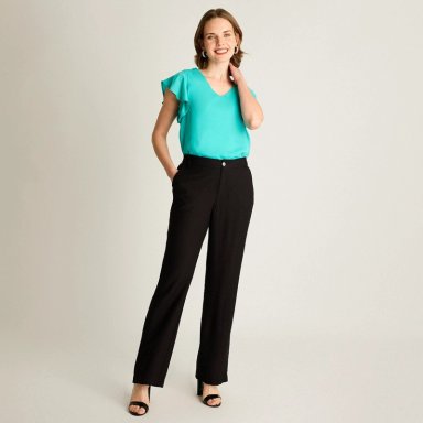PANTALON SPORT NEGRO RECTO - 4