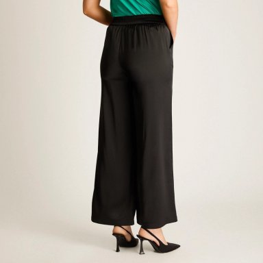 PANTALON PALAZZO NEGRO ELEGANTE - 2